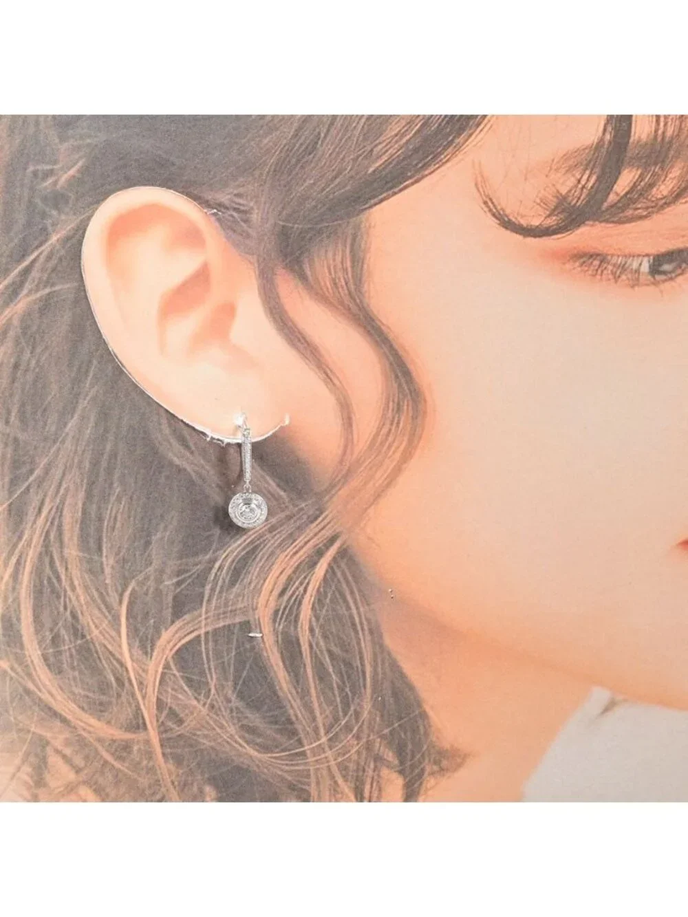 Cartier Earrings Damour White Gold